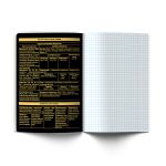 Тетрадь со справочным материалом Золотая коллекция, тиснение золотой фольгой, A5+ 48 л. на скобе 65 г/м², белизна 100 %, 10 шт, клетка, 01331 Золотая коллекция Химия, Светоч Т145