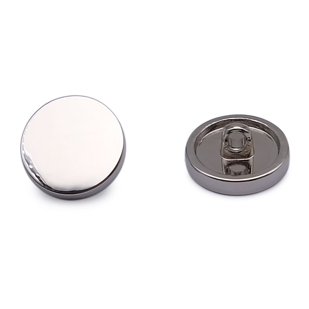 Пуговицы на ножке 18L (11мм), металл (S (серебро (никель))), ME-656, 36 шт