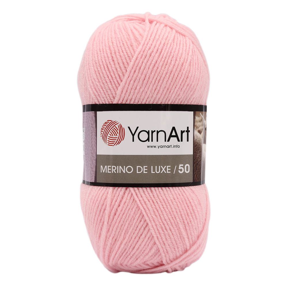 Пряжа YarnArt (ЯрнАрт) Merino de Lux / уп.5 мот. по 100 г, 280м, 217 розовый