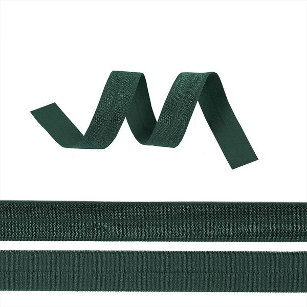 Резинка бельевая (окантовочная) блестящая 15.0 мм / 50 метров, Б.567S, S567 хаки