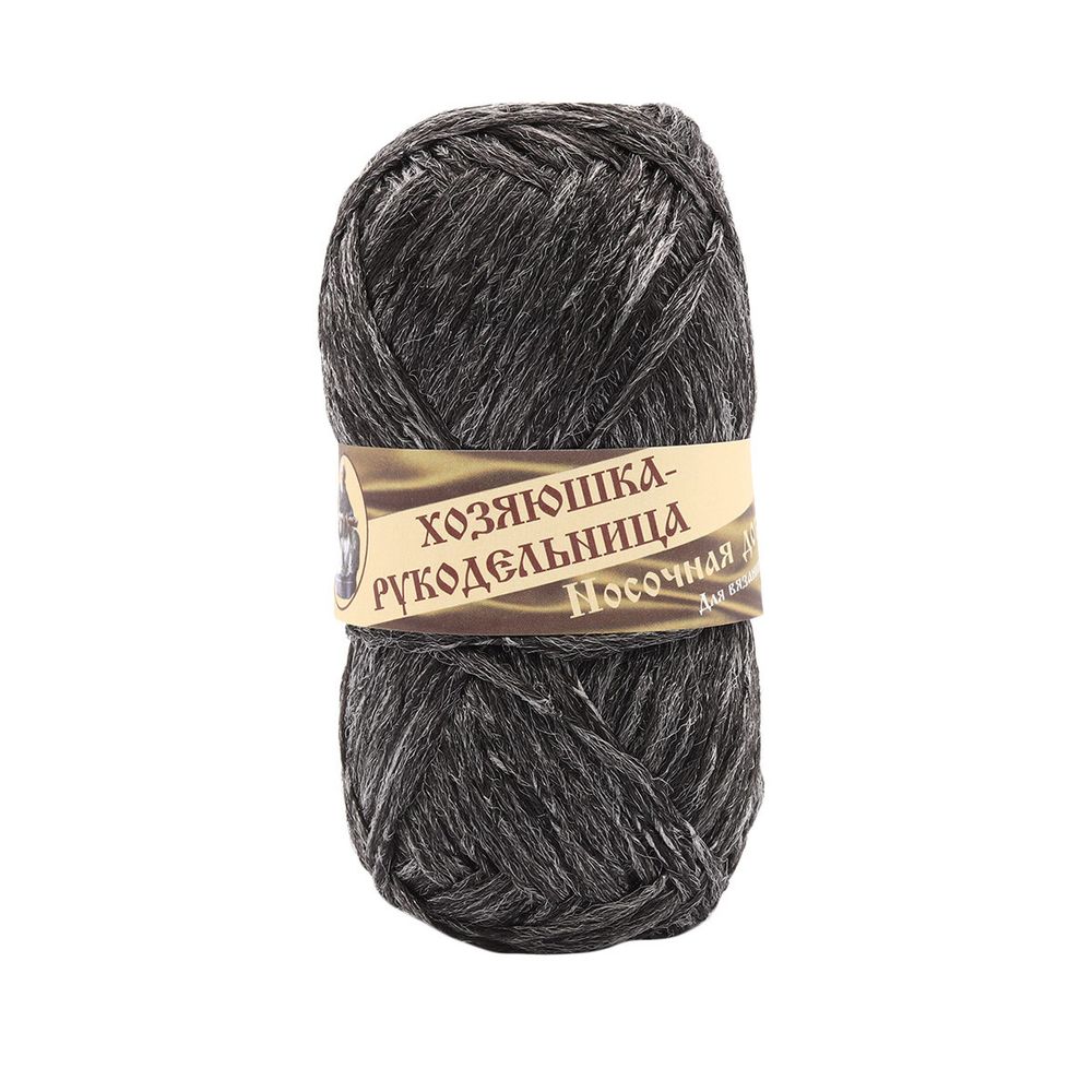 Пряжа Носочная добавка / уп.10 мот. по 50 г, 230 м, серый