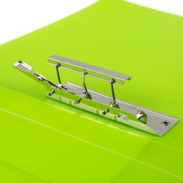 Папка с металлическим прижимом A4 700 мкм 20 мм, 6 шт, лайм EC210700021, Expert Complete