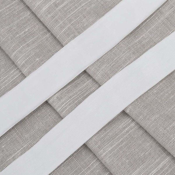 Лента бархатная (тесьма) эластичная 20.0 мм / 32.9±2 метров, 01 белый