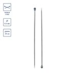 Спицы прямые металл ⌀6.0 мм, 35 см, никель, Gamma MKP