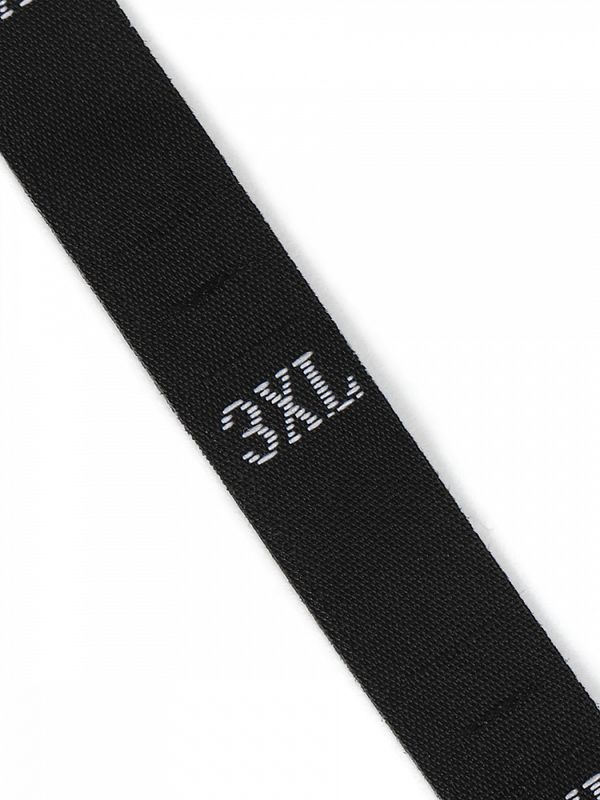 Размерники жаккардовые тафта 3XL черный 10х32 мм ТВ в рул. 500 шт