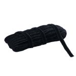 Лента бархатная (тесьма) 10.0 мм / 10±0.5 метров, рис. 8508, цв.20 черный