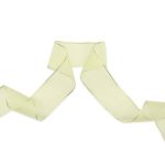 Лента для бантов (капрон) с мет. краем, 7 см, 25 м (желтый) С3502