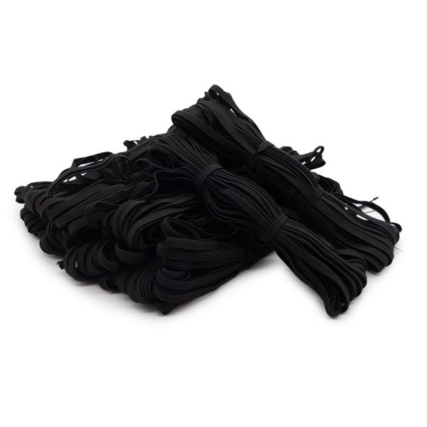 Резинка бельевая (стандартная) 5.0 мм / 10х10 метров, черный, С-842/1
