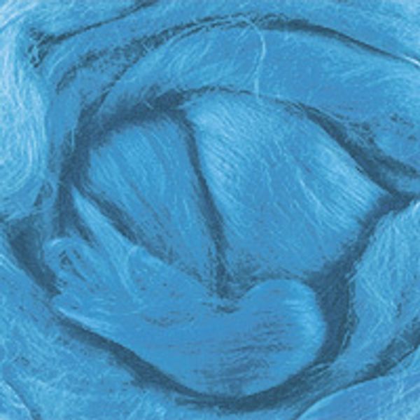 Шерсть для валяния вискоза 1х25 г, (19-20 мкр), 1214 лагуна, Gamma FV-025