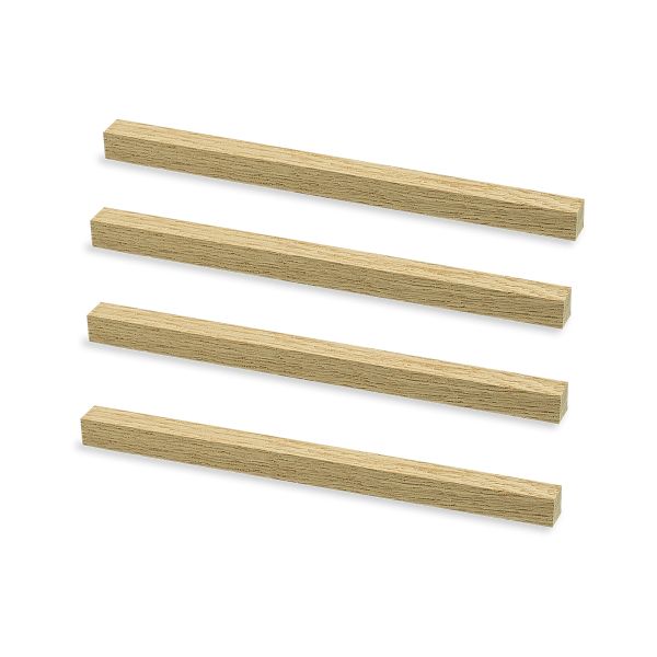 Заготовка из дерева Рейка дуб 15х1х1 см, 4 шт, Mr.Carving, ПЛМ-02