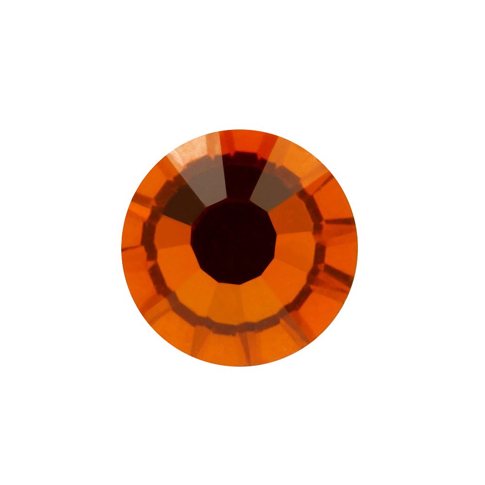 Стразы клеевые стекло 2.4 мм, 144 шт, SS08 апельсин (sun 90310), Preciosa 438-11-612 i