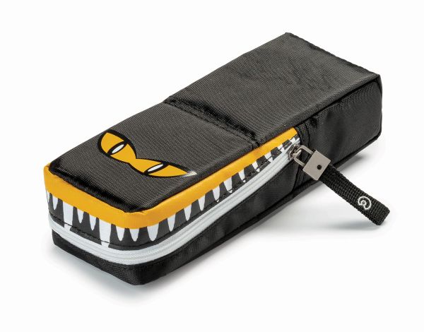 Пенал школьный Gnam 1 отделение на молнии, без наполнения 23280, 23280/01 ( черный), Carioca