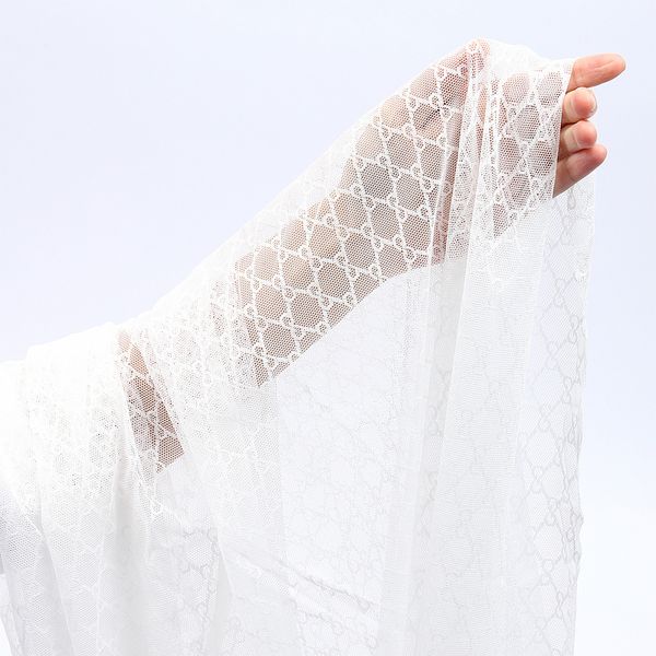 Сетка бельевая эластичная 70 г/м², шир.150 см / 220 метров, цв.белый /OLG119.01/