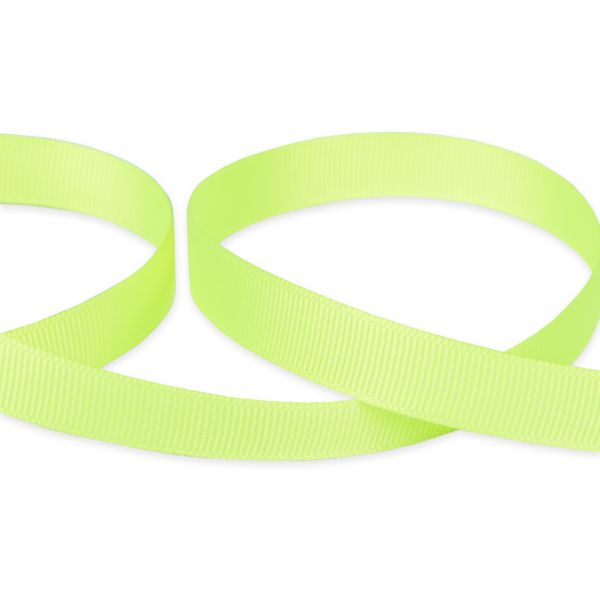 Лента репсовая (в рубчик) 12.0 мм / 45.5 метров, 013 лайм, Gamma GR-12