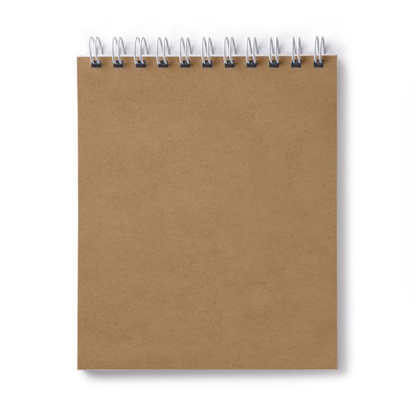 Артбук (Скетчбук), блок крафт - бумага, жесткая подложка, 120 г/м², 175х200 мм, на гребне 30 л. 2 шт, Грибная фея 01951, Светоч А309