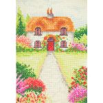 Набор для вышивания нитками Anchor, Садовый домик 23х16см