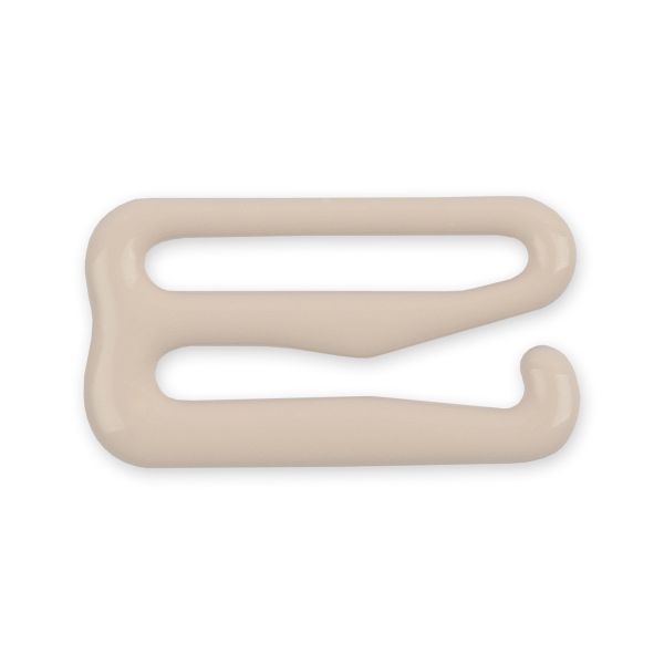 Крючки для бюстгальтера металл 15.0 мм, 50 шт, бежевый, Blitz HPK-15