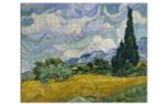 Пазл деревянный Пшеничное поле с кипарисами, Винсент ван Гог. 500 элементов, Фрея MET-PZLD-002