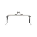 Застежка для сумки фермуар 10.5х6 см, 1 шт, 01 серебро, Gamma FER-28