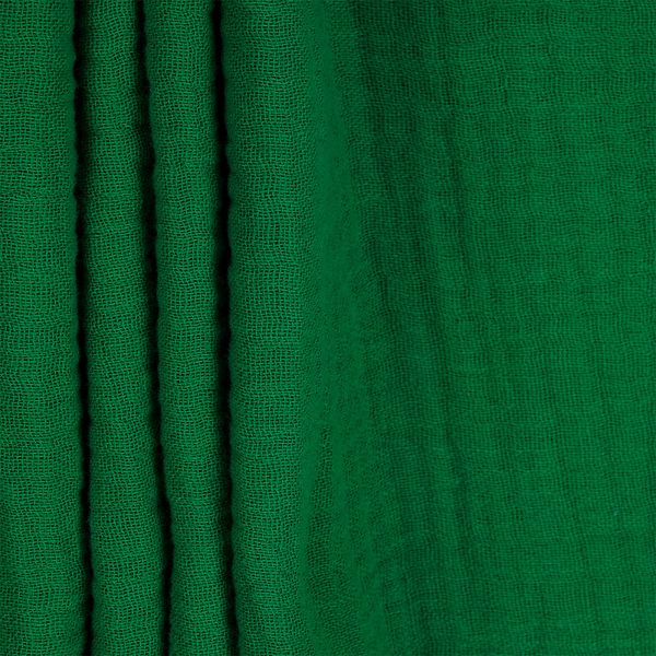 Муслин 125 г/м², 130 см / 2 метра, TBY.Mus.24723.22.2, цв.22 зеленый