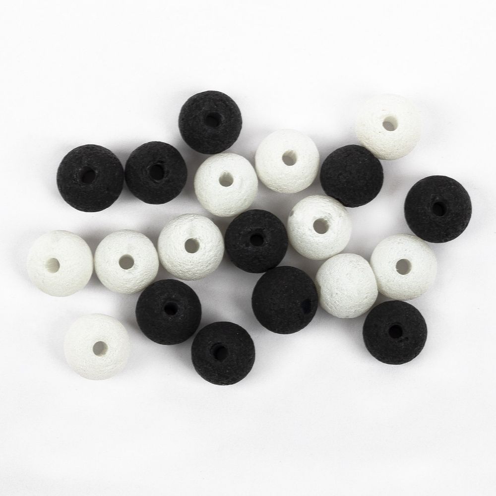 Бусины стекло ⌀6 мм, 100 шт (5х20 шт), №01 ассорти, Zlatka LVBD-01