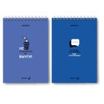 Блокнот на гребне, выборочный лак, A5 40 л., 4 шт, клетка, Сиди и полайкивай! 01270, Светоч Б136