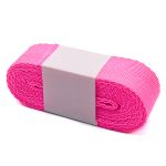 Стропа (ременная лента) 25 мм / 5х2.5 метра, толщ. 1.0 мм, [15.1 г/пог.м], 100% п/п, 7 ярко-розовый