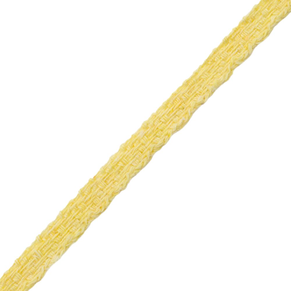 Тесьма (лента) киперная (100 х/б) 5 мм / 25 метров, рис. 9790, 1.4 г/м, желтый, С3865Г17/1