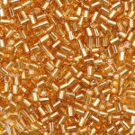 Рубка Astra&Craft 11/0 (2.1 мм), 150 г (10х15 г), цв. 22B золотой/прозр.серебрист.центр(круг.отв.)