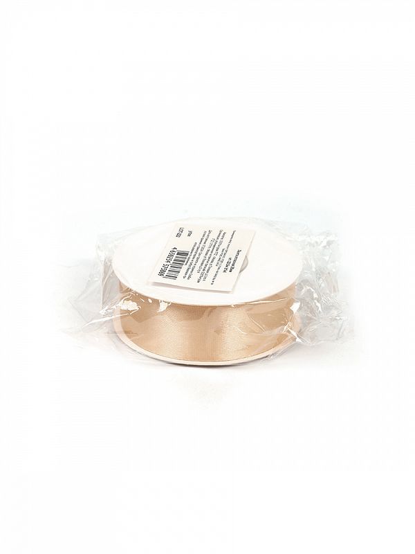Лента атласная 1-сторонняя 25.0 мм / 22.5±1 метра, 3009 бежевый, Magic4Hobby