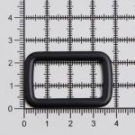 Рамка прямоугольная металл 30 мм /39х25 мм/ черный матовый, ГУ12749, 4 шт