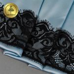 Кружево шантильи (реснички) 100 мм, диз. 226, цв.2 черный уп. 15 м, по 3 м, Kruzhevo