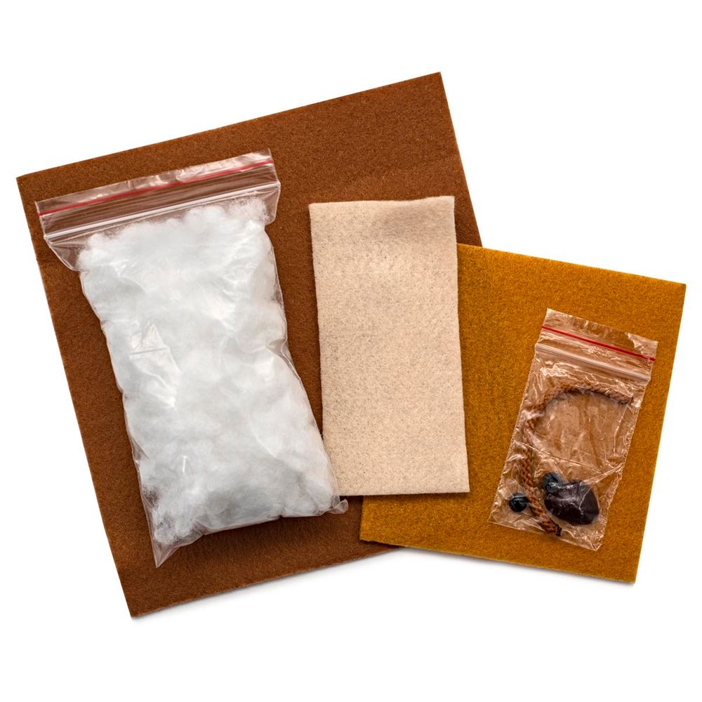 Набор для шитья игрушки из фетра, Львенок, 14см