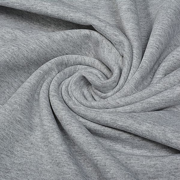 Футер 2-нитка начес 190 г/м², 100-100 см / 6 метров, ФУТ2Х.НАЧ.190.СЕР.МЕЛ.6, сер.меланж