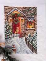 Набор для вышивания нитками Panna, В канун Рождества, 19х27 см