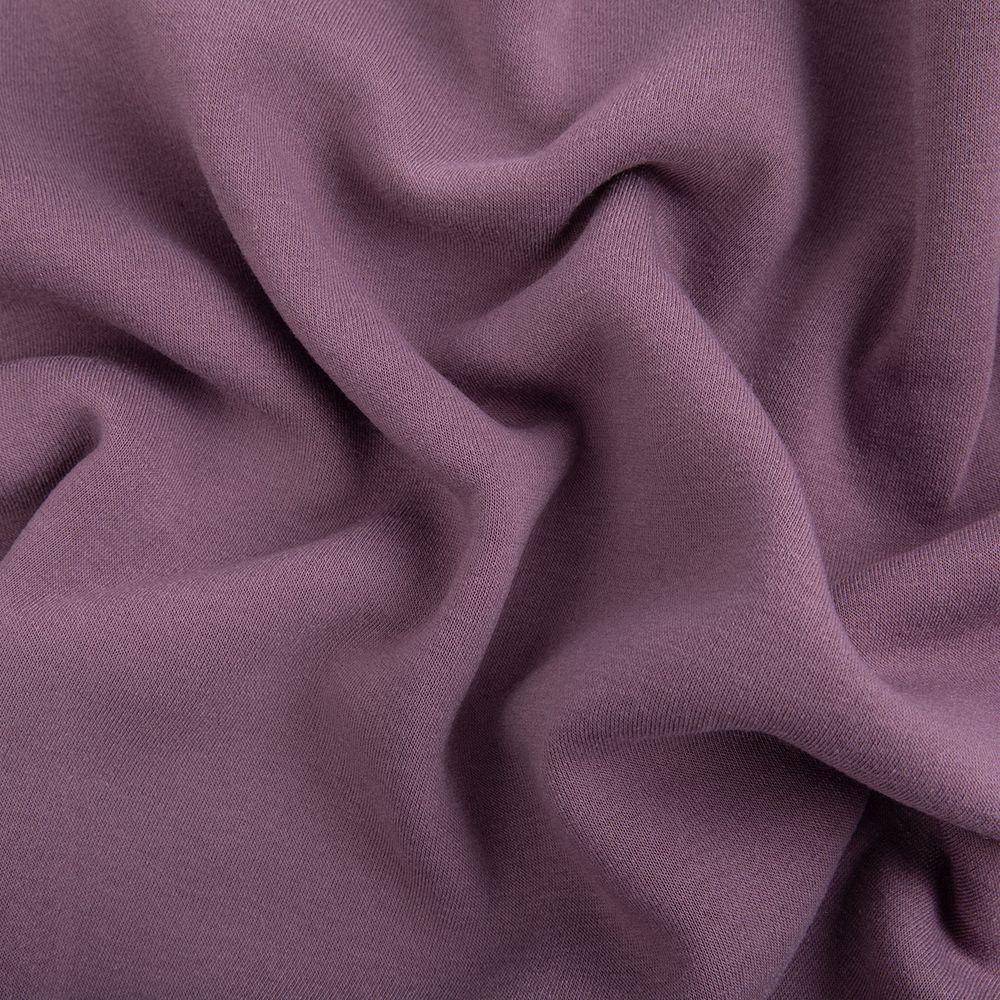 Футер 2-нитка с начесом 275 г/м², 150х180±5 см, баклажан/eggplant, Gamma DBKTN
