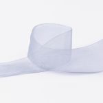 Лента капроновая (органза) 38.0 мм / 22.8±1 метра, 116 св.серый, Blitz OR-38