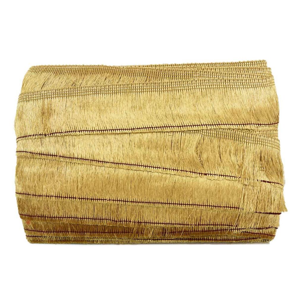 Бахрома отделочная 38.0 мм / 25 метров, металлизированная, цв.золото