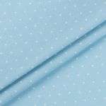 Ткань для пэчворка Peppy Бабушкин сундучок 100х112 см, 140±5 г/м², БС-52 горох голубой