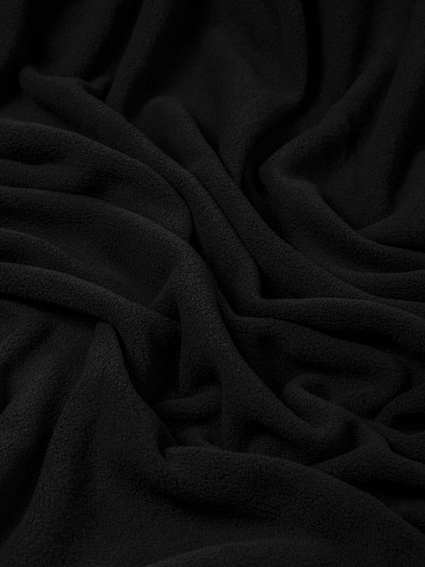 Флис 2-сторонний 190 г/м², 150 см / 2 метра, TBY-0059-322.2, цв.F322 черный