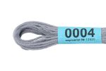 Мулине Gamma 100% хлопок, цв.0004 св.серый, 24 мотка по 8 метров