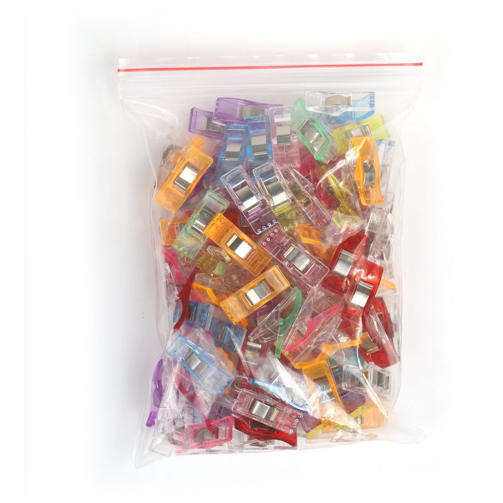 Клипсы зажим для фиксации ткани Maxwell 2,7*1,0мм, 100 шт/180гр