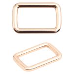 Рамка прямоугольная металл 30 мм /39х25 мм/ золото цв.02, ГУ12749, 4 шт