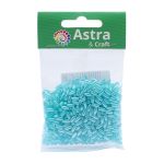 Бусины пластик (жемчуг) 3х6 мм, 15 г, Astra&Craft (бирюзовый), 4AR293/294