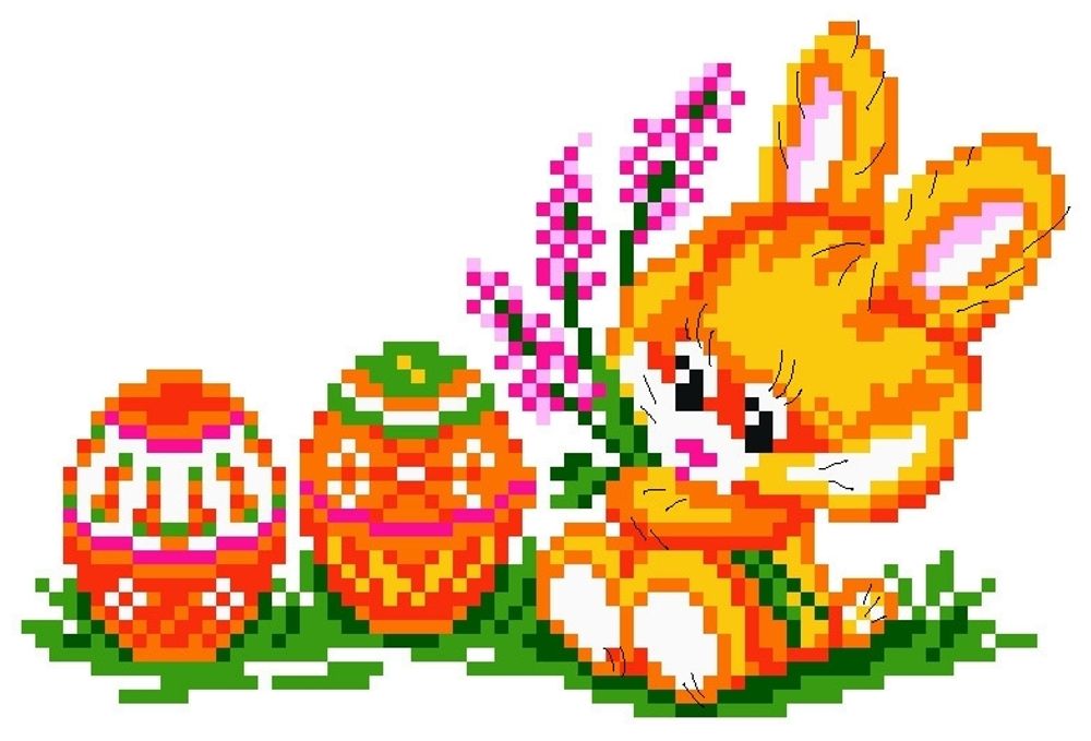 Набор для вышивания нитками Матренин Посад, Пушинка