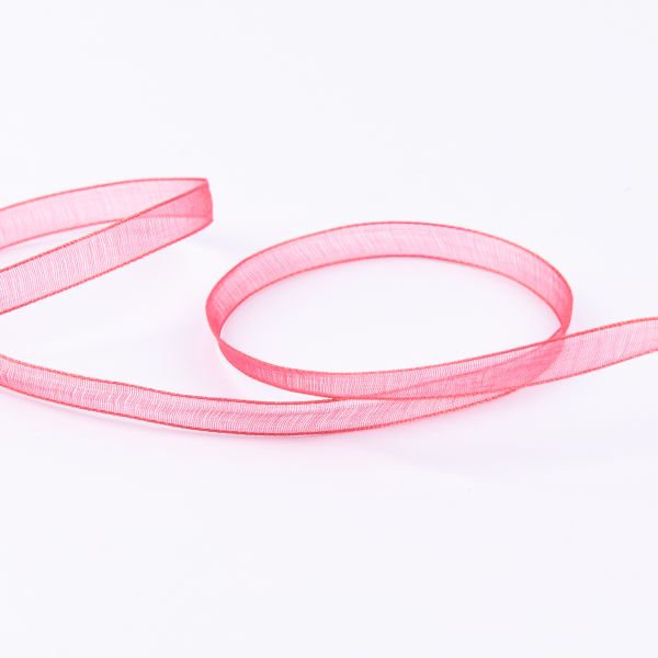 Лента капроновая (органза) _6.0 мм / 45.7 метров, 119 коралловый, Blitz OR-6