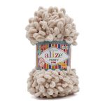 Пряжа Alize (Ализе) Puffy Fine / уп.5 мот. по 100 г, 14м, 599 слоновая кость A