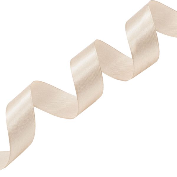Лента атласная 1-сторонняя 25.0 мм / 22.86±1 метров, 068 бежевый, Globus