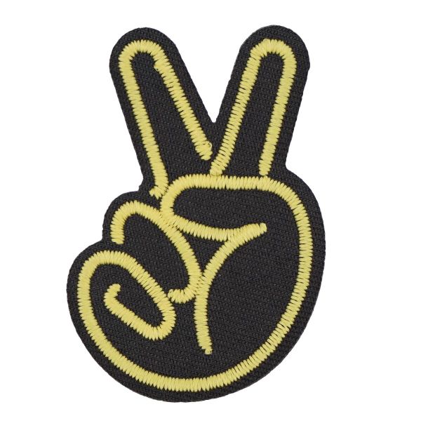 Термоаппликация светящаяся в темноте Жест Victory, Hobby&Pro