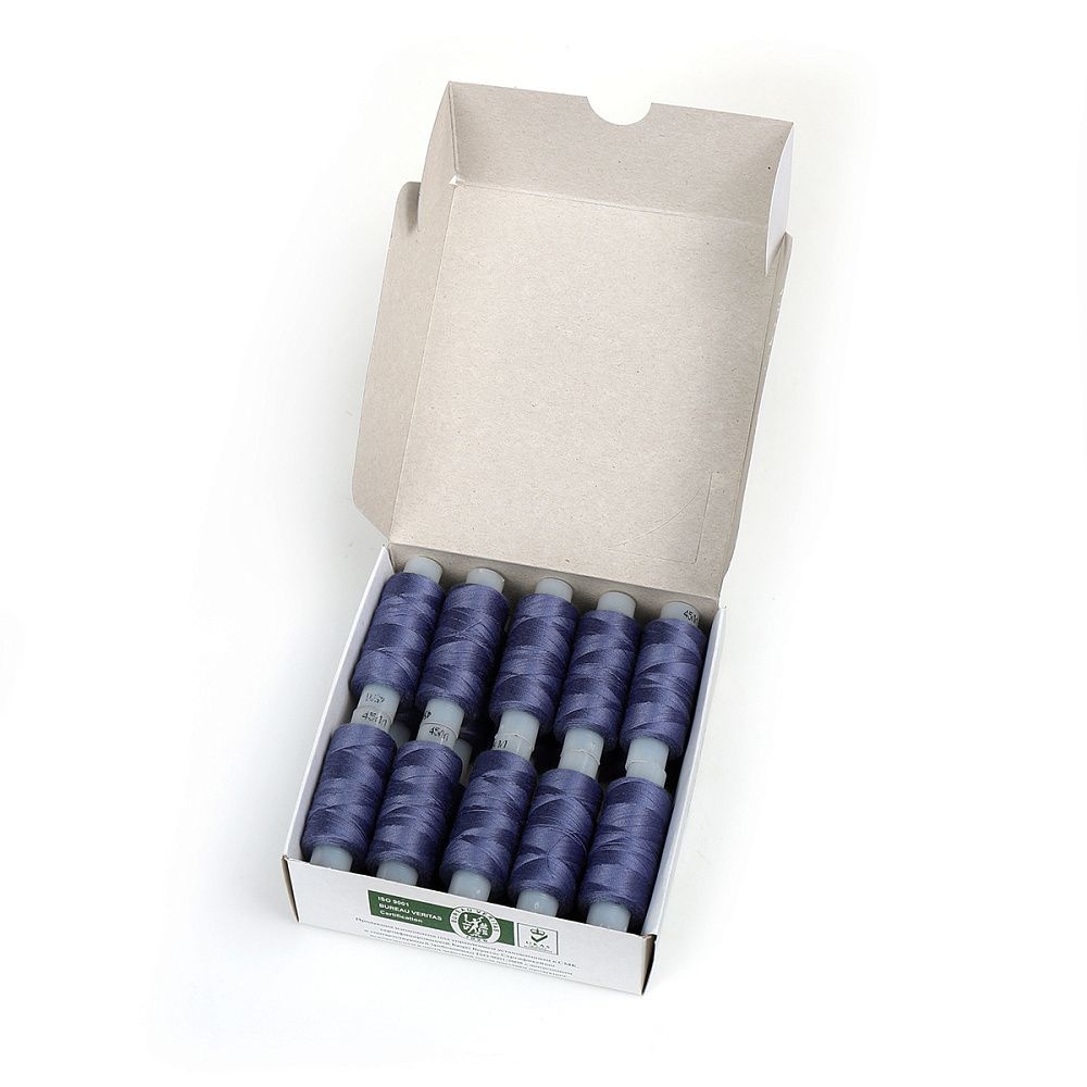 Нитки армированные ПНК им.Кирова 45ЛЛ, бытовые, 200 м / 20 кат., 2006 синий